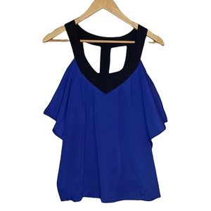 Vintage Urban Behavior Rebel Cobalt Blue Top size XS